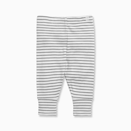 Image showing the Everyday Leggings, 0 - 3 Months, Grey Stripe product.