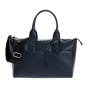 Image showing the Jemima Changing Bag, Navy/Silver product.