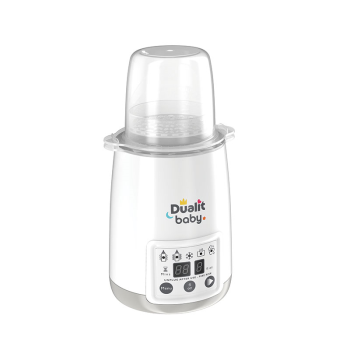 Image showing the Single Bottle Warmer, White/Grey product.