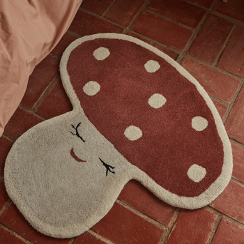 Image showing the Mushroom Rug, Red product.