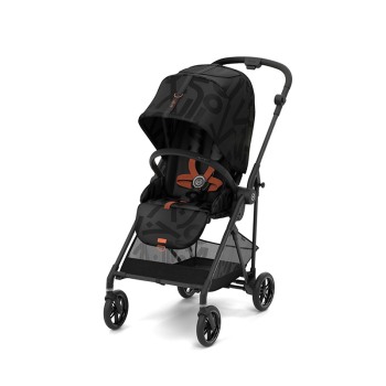 Image showing the Melio Street Compact Pushchair, Real Black product.
