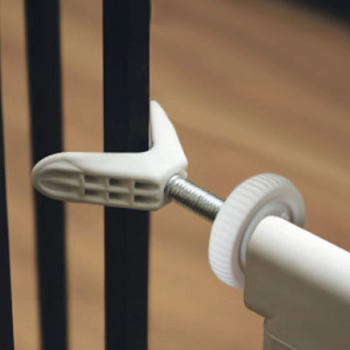 Image showing the Pressure Fit Safety Gate Y-Spindle, Pure White product.