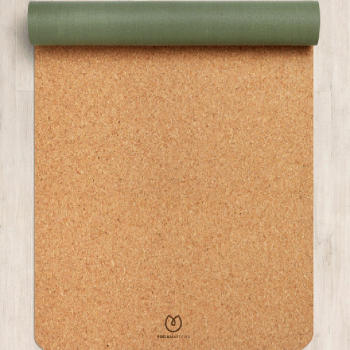 Image showing the Eco Cork Yoga Mat, Green product.