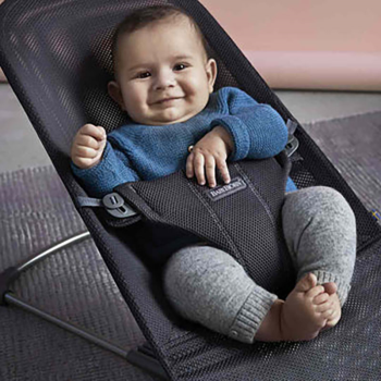 Image showing the Bliss Bouncer & Pastel Toy Bundle, Anthracite product.