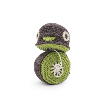 Image showing the Lilly Kiwi Crochet Vibrating Soothing Toy, Brown product.