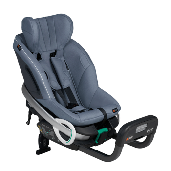 Image showing the BeSafe Stretch Swedish Plus Tested Rear-Facing Baby & Child Car Seat - from 6 Months, Cloud Melange product.