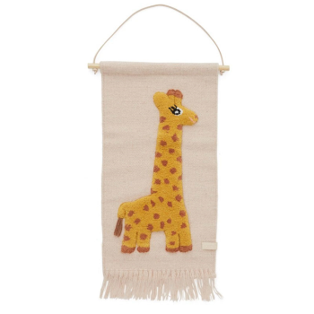 Image showing the Giraffe Wall Hanging, Rose product.