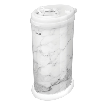 Image showing the Odour-Reducing Nappy Bin, Marble product.