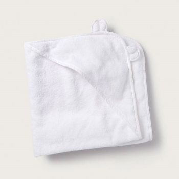 Image showing the Hydrocotton Hooded Towel, 76 x 76cm, White product.