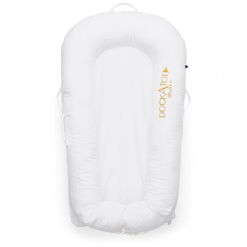 Image showing the Deluxe+ Dock Baby Nest, Pristine White product.
