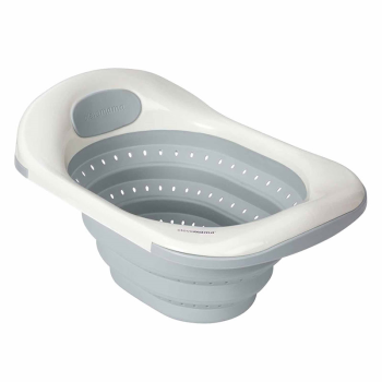 Image showing the ClevaBath Foldable Sink Bath, Grey product.