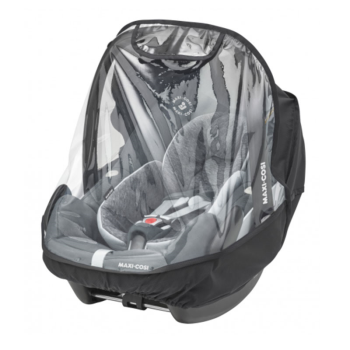 Image showing the Rain Cover for Baby Car Seat, Black product.