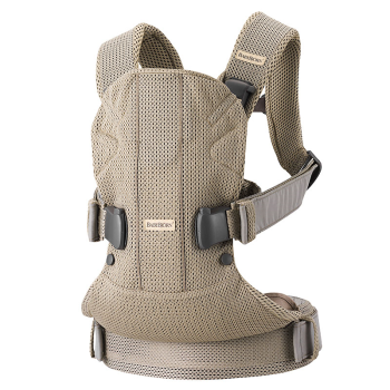 Image showing the One Air Baby Carrier, 3D Air Mesh, Grey Beige product.