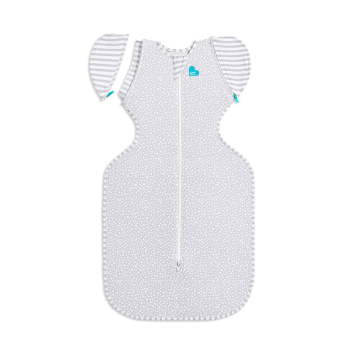 Image showing the Stage 2, Bamboo Transition Bag, 1.0 Tog, 3 - 6 Months, Grey Dot product.