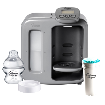 Image showing the Closer to Nature Perfect Prep Day & Night Baby Bottle Prep Machine, Grey product.