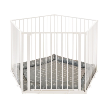 Image showing the Olaf Pentagon Playpen, White product.