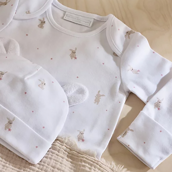 Image showing the Little Bunny Gift Set, 0 - 3 Months, White product.