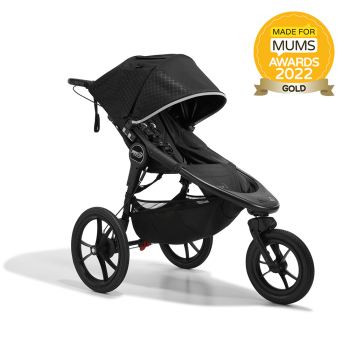 Image showing the Summit X3 Jogging Pushchair, Midnight Black product.