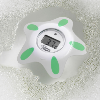 Image showing the Closer to Nature Bath & Room Thermometer, White product.
