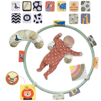 Image showing the Savannah Adventures Tummy Time Trainer, Green product.