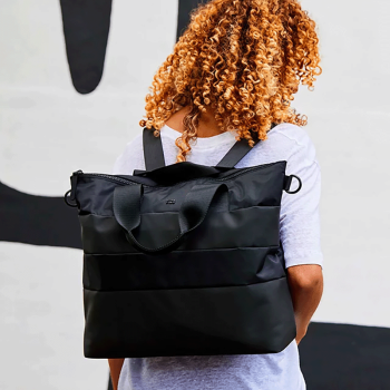 Image showing the Sustainable Tote & Backpack Changing Bag, Black product.