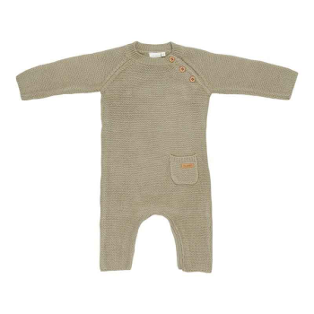 Image showing the Sailors Bay Knitted One-Piece Suit, Newborn, Olive product.
