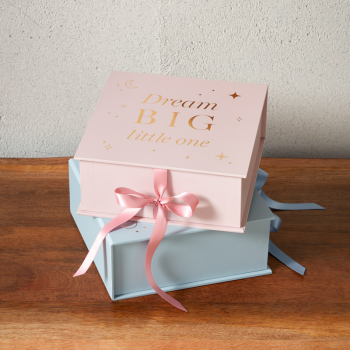 Image showing the Bambino Baby Keepsake Box, Pink product.