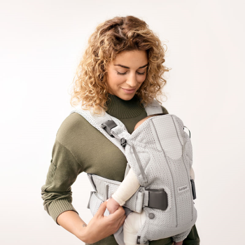 Image showing the One Air Baby Carrier, 3D Air Mesh, Silver product.