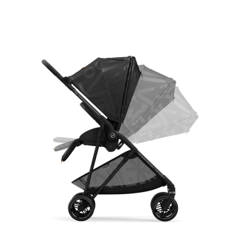 Image showing the Melio Street Compact Pushchair, Real Black product.