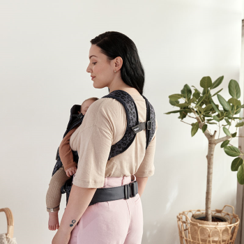 Image showing the One Air Baby Carrier, 3D Air Mesh, Anthracite Leopard product.