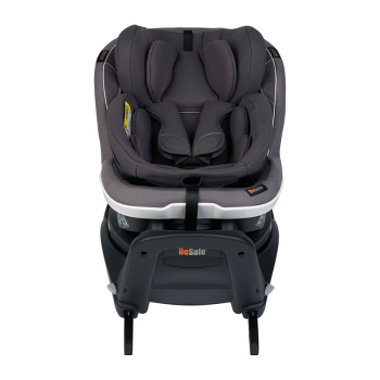 Image showing the iZi Turn B i-Size Baby & Toddler Car Seat with 360° Rotation - from Birth, Metallic Mélange product.