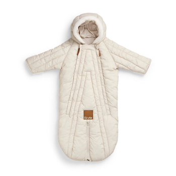 Image showing the Pramsuit, 6 - 12 Months, Creamy White product.