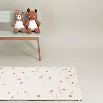 Image showing the Star Constellation Rug, 80 x 150cm, Pink product.
