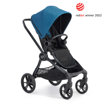 Image showing the City Sights 4 Piece Compact Modular All Terrain Travel System, Deep Teal product.