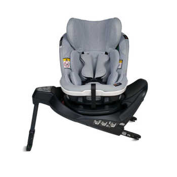 Image showing the iZi Turn M i-Size Baby & Toddler Car Seat with 360° Rotation and Digital Safety System - from 6 Months, Peak Mesh product.
