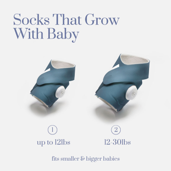 Image showing the Smart Sock 3 Smart Baby Monitor, Bedtime Blue product.