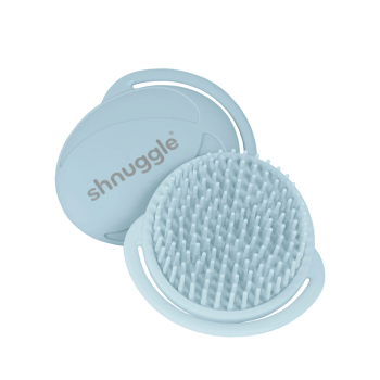 Image showing the Silicone Baby Bath Brush, Blue product.