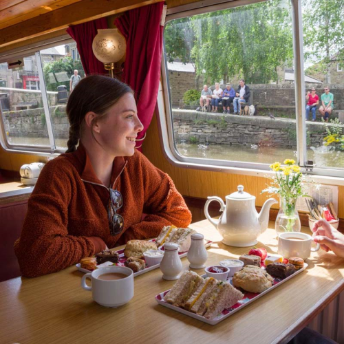 Image showing the Picturesque Afternoon Tea Cruise on the Leeds & Liverpool Canal for Two product.