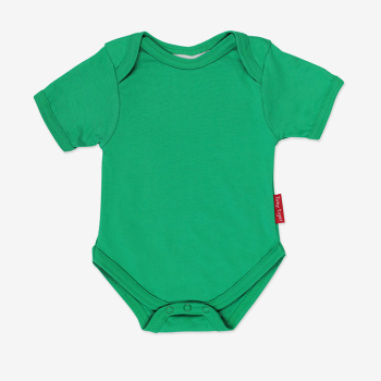 Image showing the Basic Organic Cotton Short Sleeved Bodysuit, 3 - 6 Months, Green product.