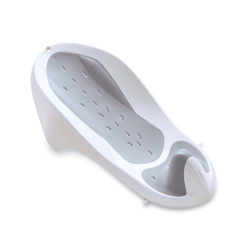Image showing the Baby Bath Support, White & Grey product.