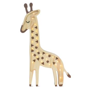 Image showing the Wooden Giraffe Lamp, Serengeti Wood product.