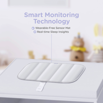 Image showing the Dream+ Smart Baby Monitor with Sensor Mat, White product.