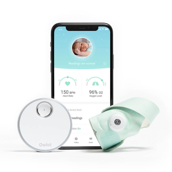 Image showing the Smart Sock 3 Smart Baby Monitor, Mint product.