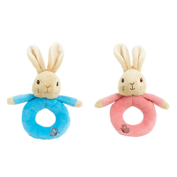 Image showing the Peter Rabbit/Flopsy Ring Rattles, Multi product.