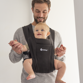 Image showing the Embrace Newborn Baby Carrier, Pure Black product.