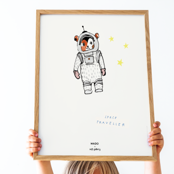 Image showing the Soft Gallery Space Traveller Print, 30 x 40cm product.