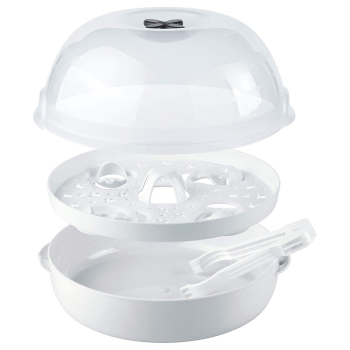 Image showing the Micro Express Plus Microwave Steam Steriliser, White product.