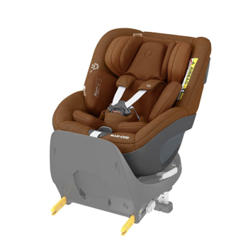 Image showing the Pearl 360 Baby & Toddler Car Seat with 360° Rotation, from Birth, Authentic Cognac product.