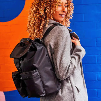 Image showing the Sustainable Changing Backpack, Black product.