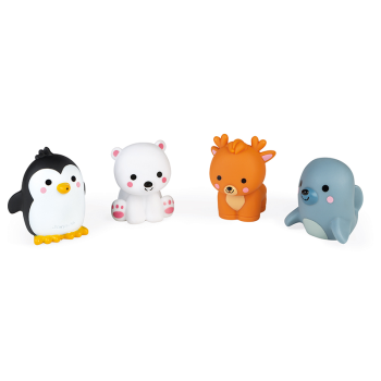 Image showing the Pack of 4 Creatures Squirters Bath Toys, Multi product.